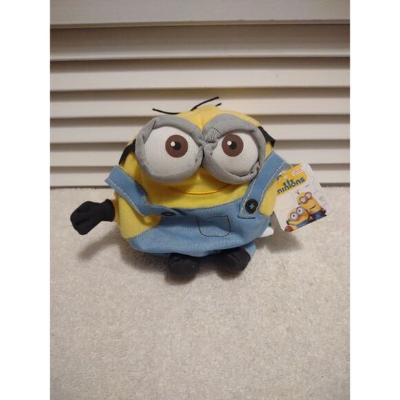 Illumination Despicable Me Minions Bob Fuzzbies 6" ball plush stuffed figure NWT - Picture 1 of 3